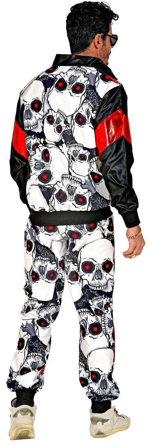 Disfraz Chándal de Táctel de Calaveras para Adulto - Image 3