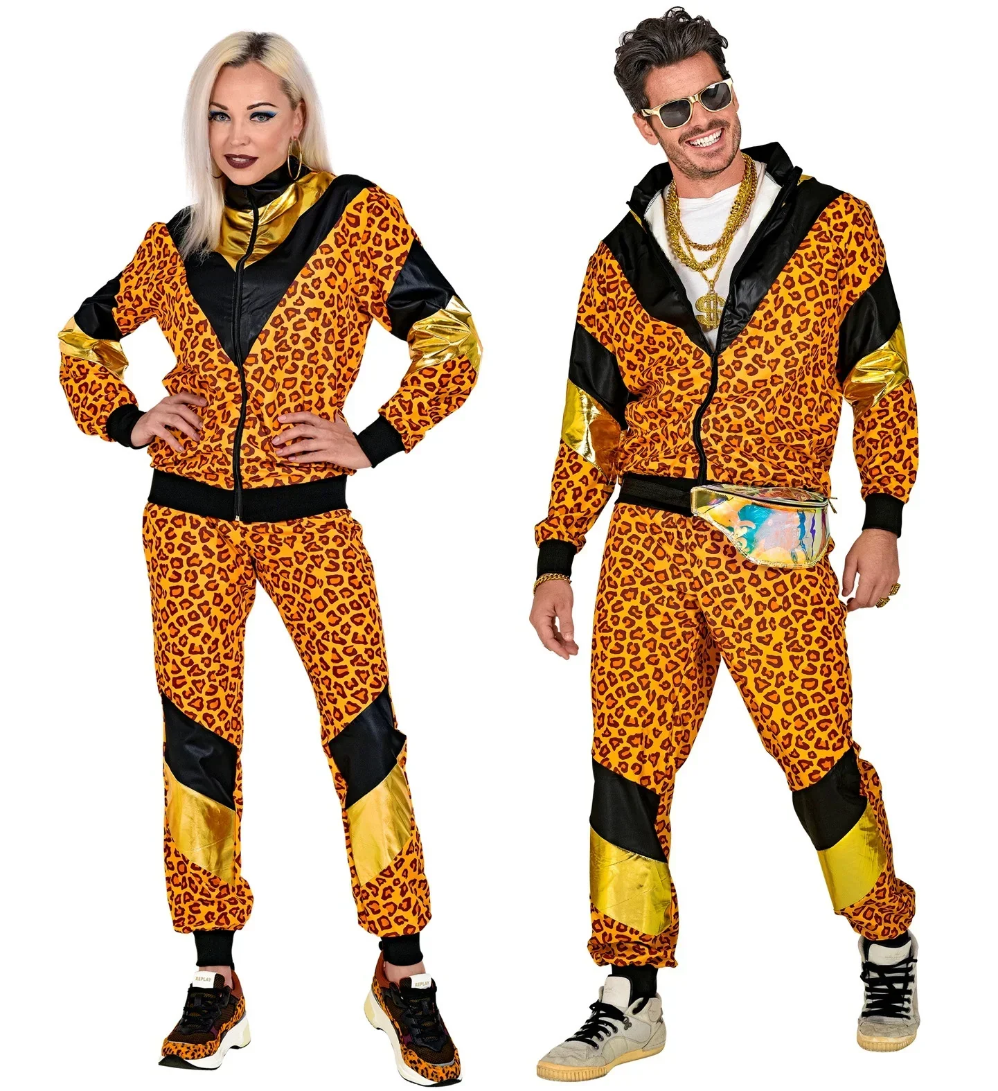 Disfraz Chándal de Táctel de Leopardo para Adulto - Image 4