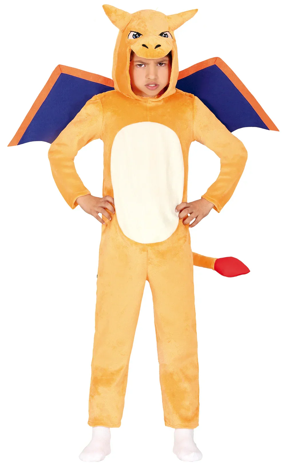Disfraz de Charizard de Peluche con Alas para Niño