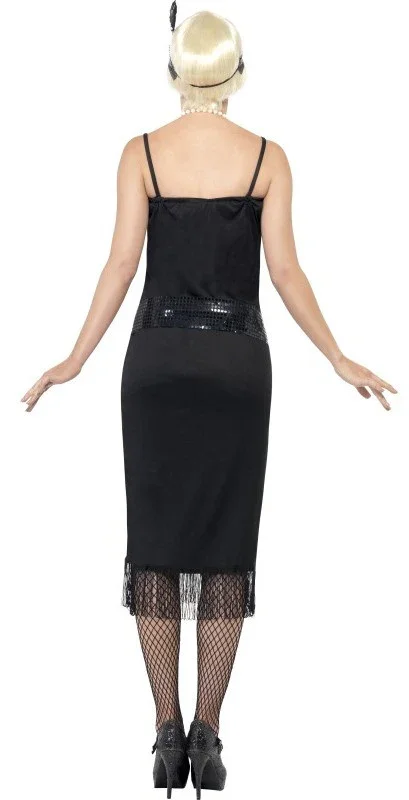 Disfraz de Charlestón Negro para Mujer - Image 2