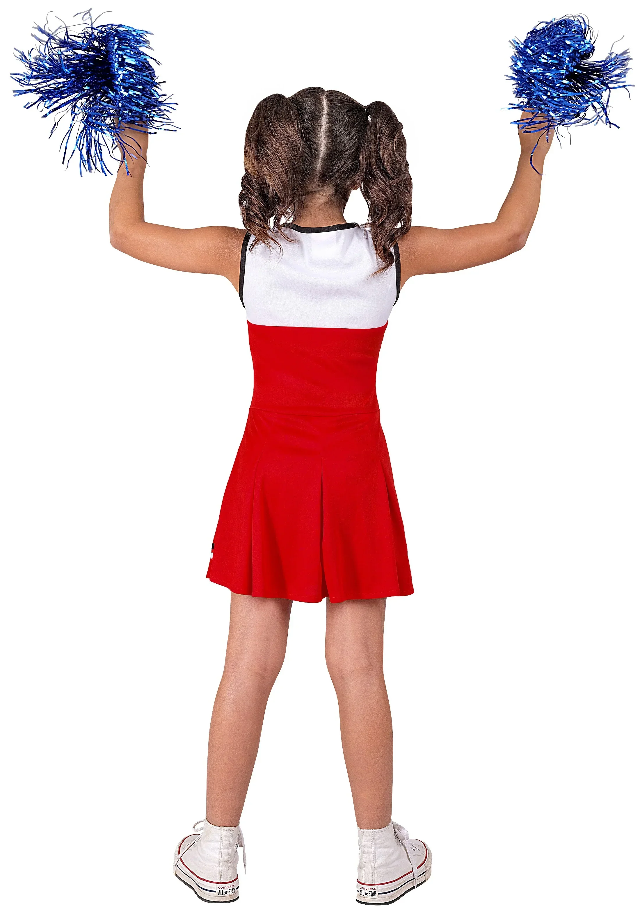 Disfraz de Cheerleader Rojo y Blanco para Niña - Image 2