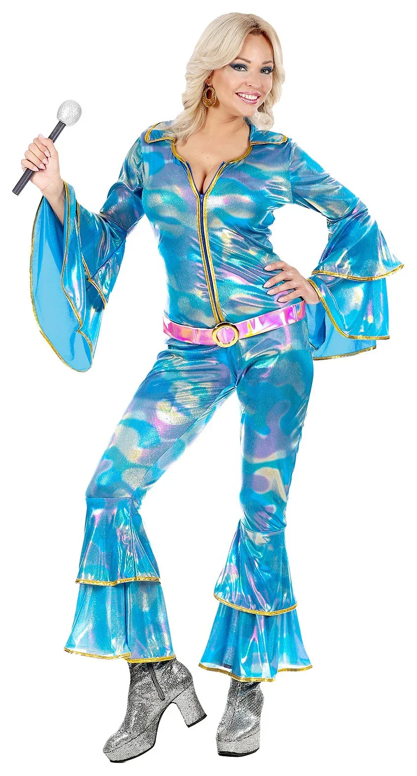 Disfraz de Chica Disco Estilo Años 70 para Adulto - Image 3