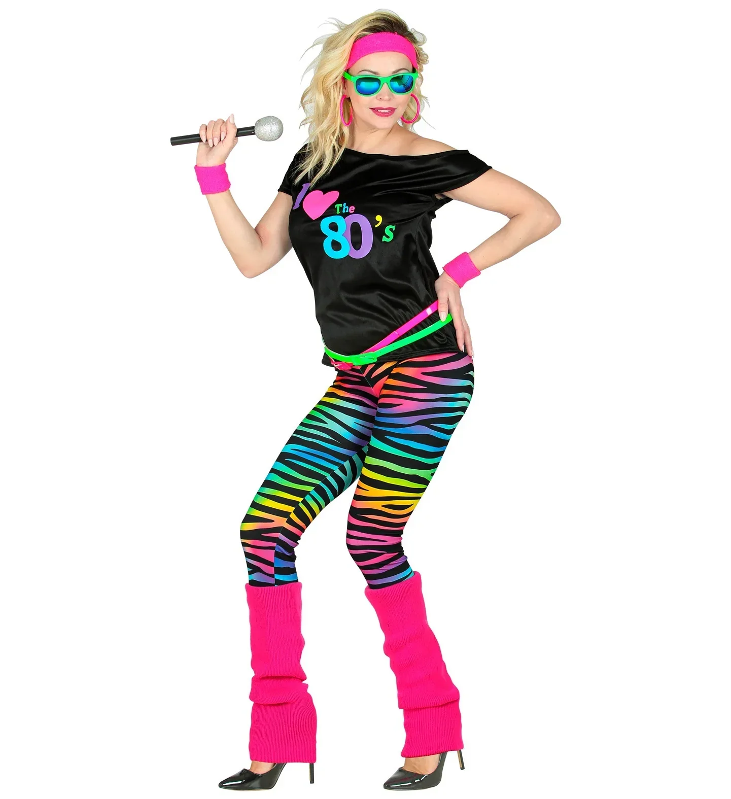Disfraz de Chica Ochentera para Mujer - Image 3