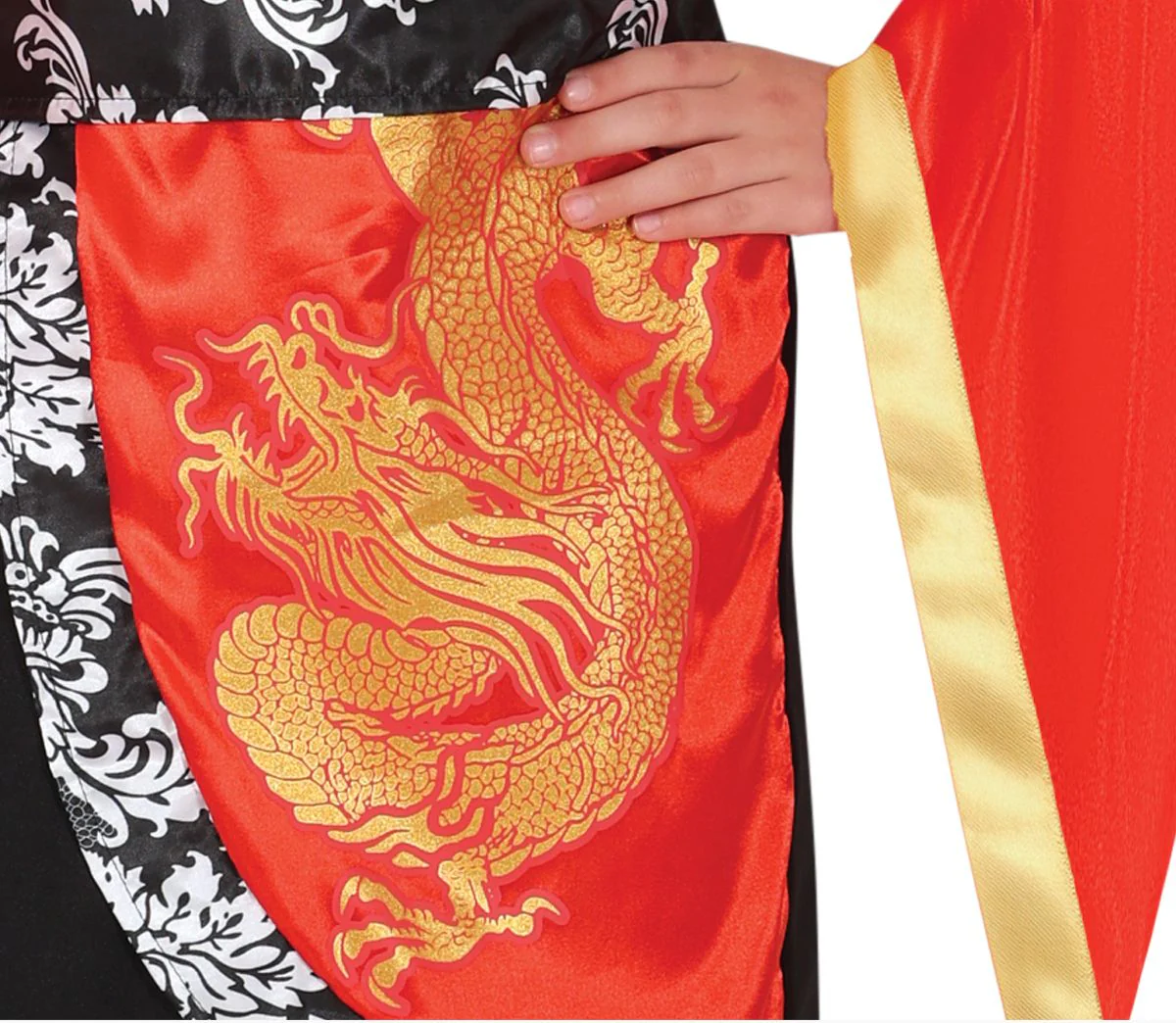 Disfraz de China Rojo y Negro Infantil - Image 3