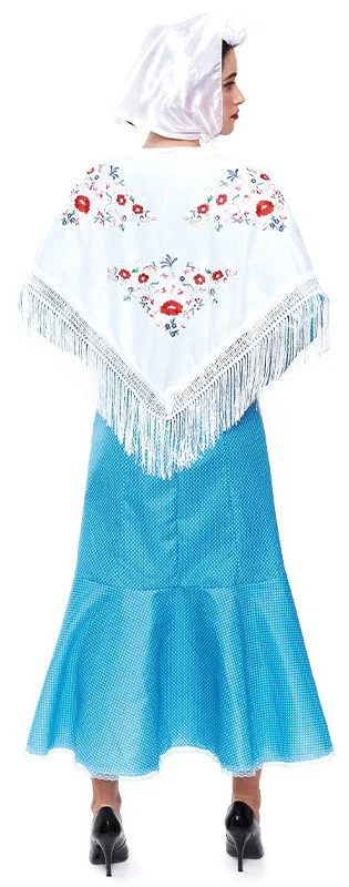 Disfraz de Chulapa Madrileña Azul para Mujer - Image 2