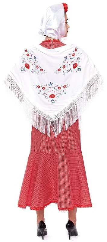 Disfraz de Chulapa Madrileña Roja con Lunares para Mujer - Image 2