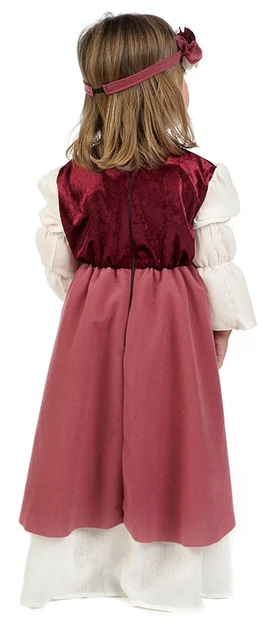Disfraz de Clarisa Medieval Rosa para Bebé - Image 2