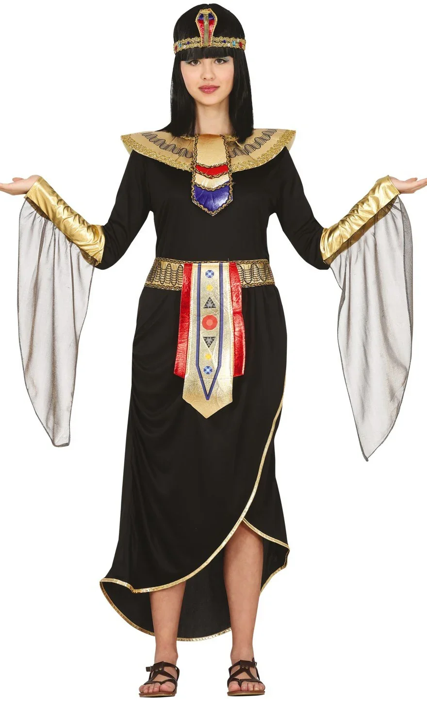 Disfraz de Cleopatra Negro para Niña - Image 2