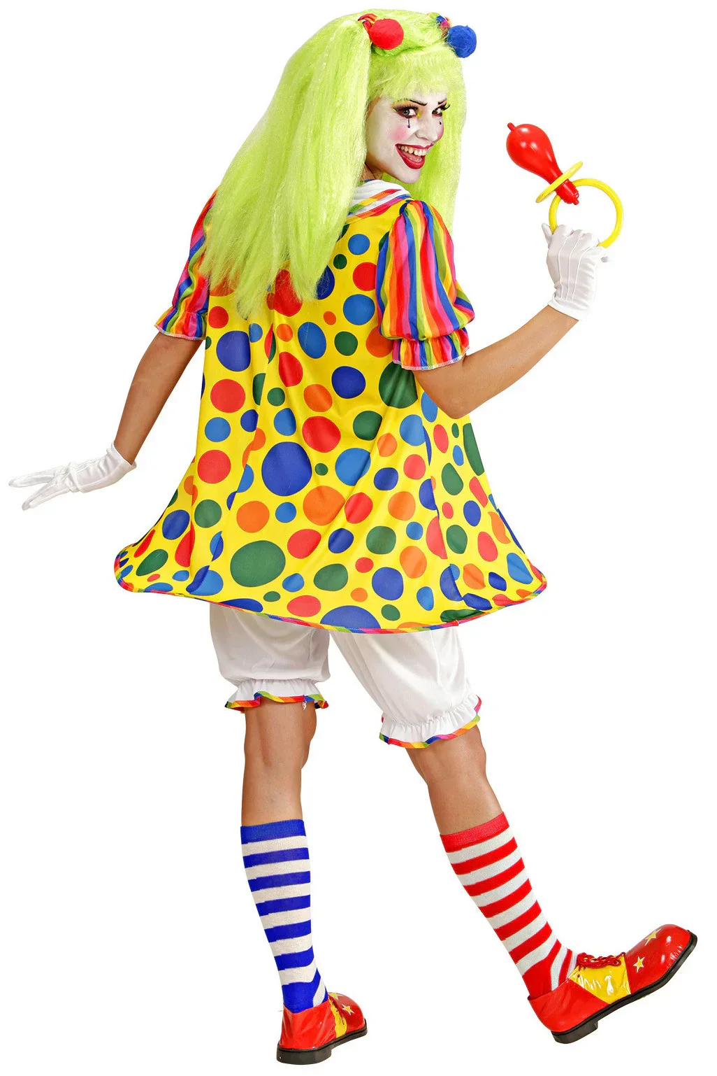 Disfraz de Payasa Clown con Lunares para Mujer - Image 2