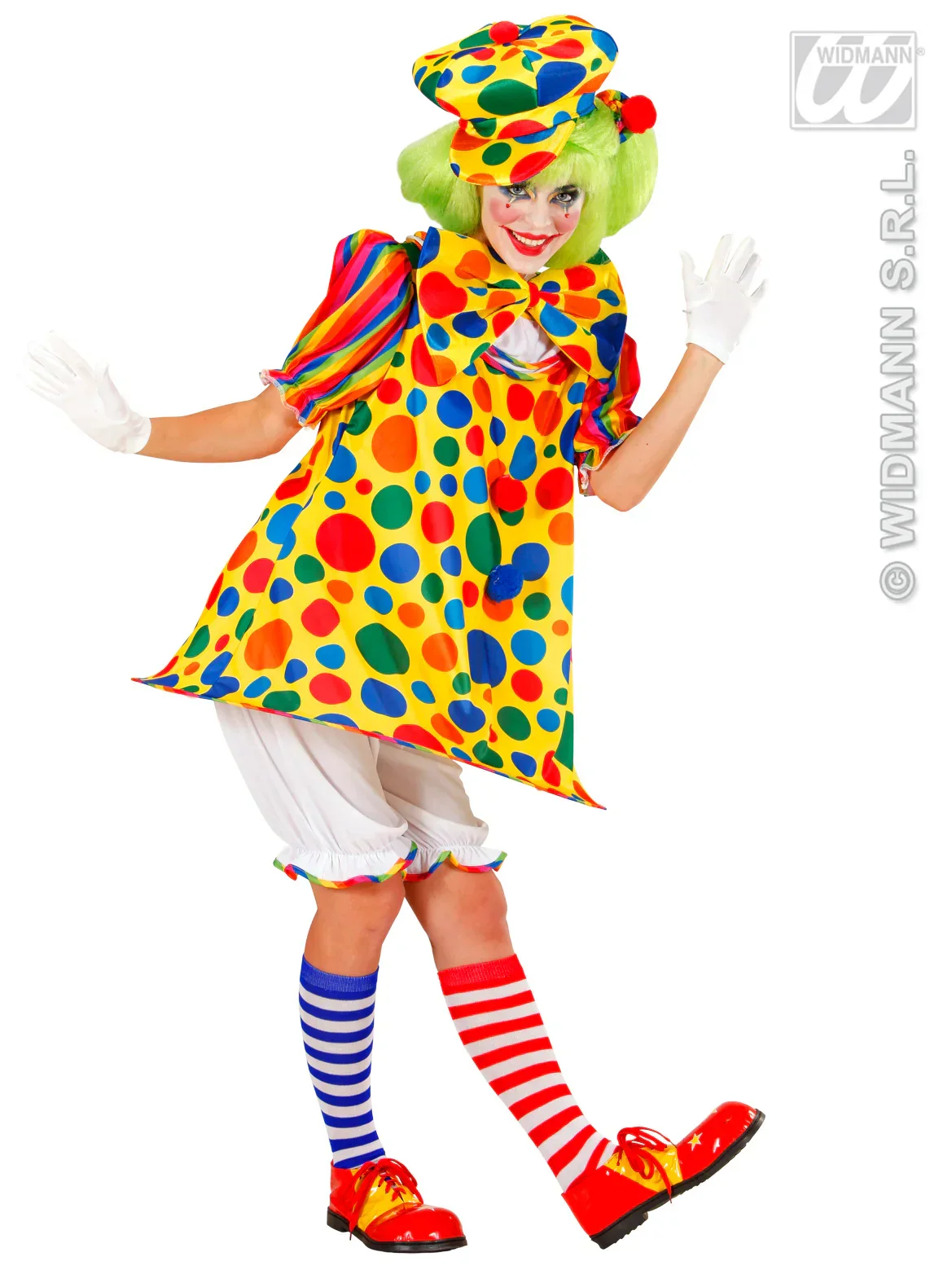 Disfraz de Payasa Clown con Lunares para Mujer - Image 6