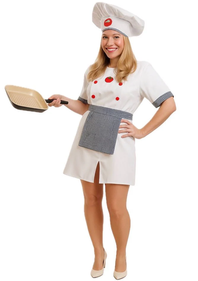 Disfraz de Cocinera Chef para Mujer