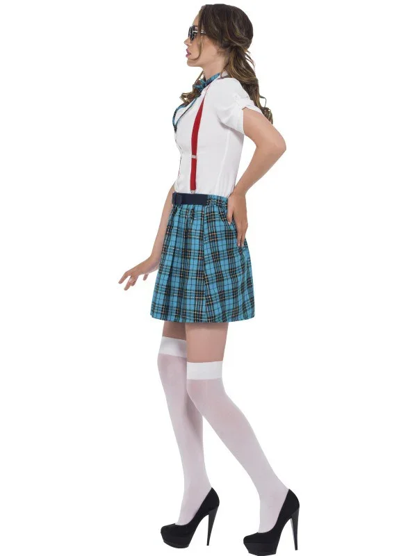 Disfraz de Colegiala Sexy Azul - Image 2