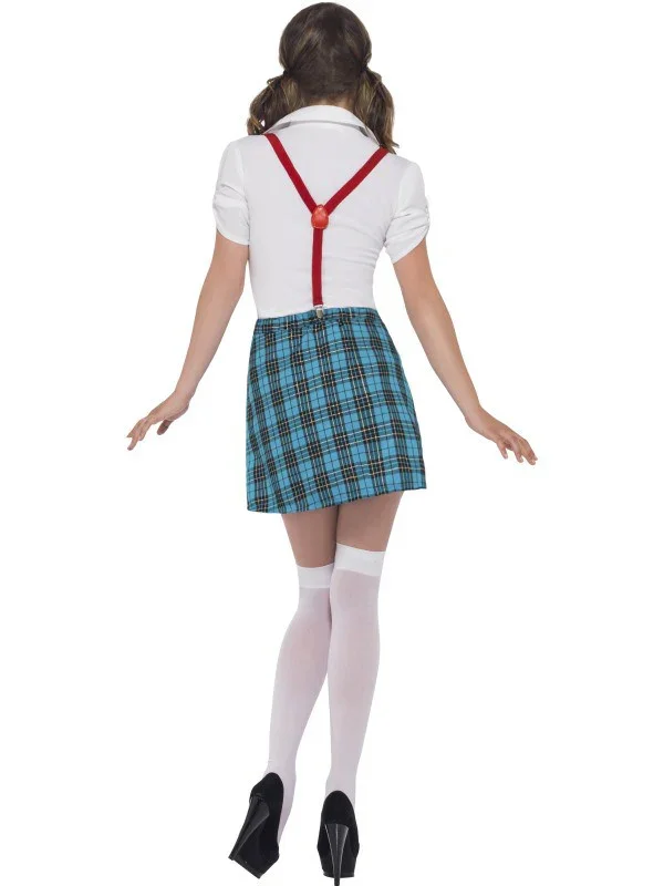 Disfraz de Colegiala Sexy Azul - Image 3