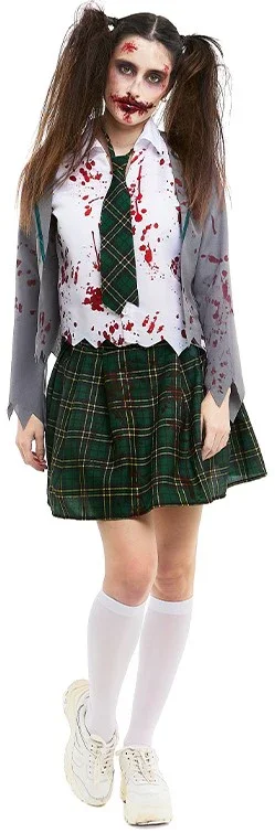 Disfraz de Colegiala Zombie para Mujer