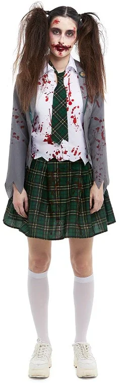 Disfraz de Colegiala Zombie para Mujer - Image 3