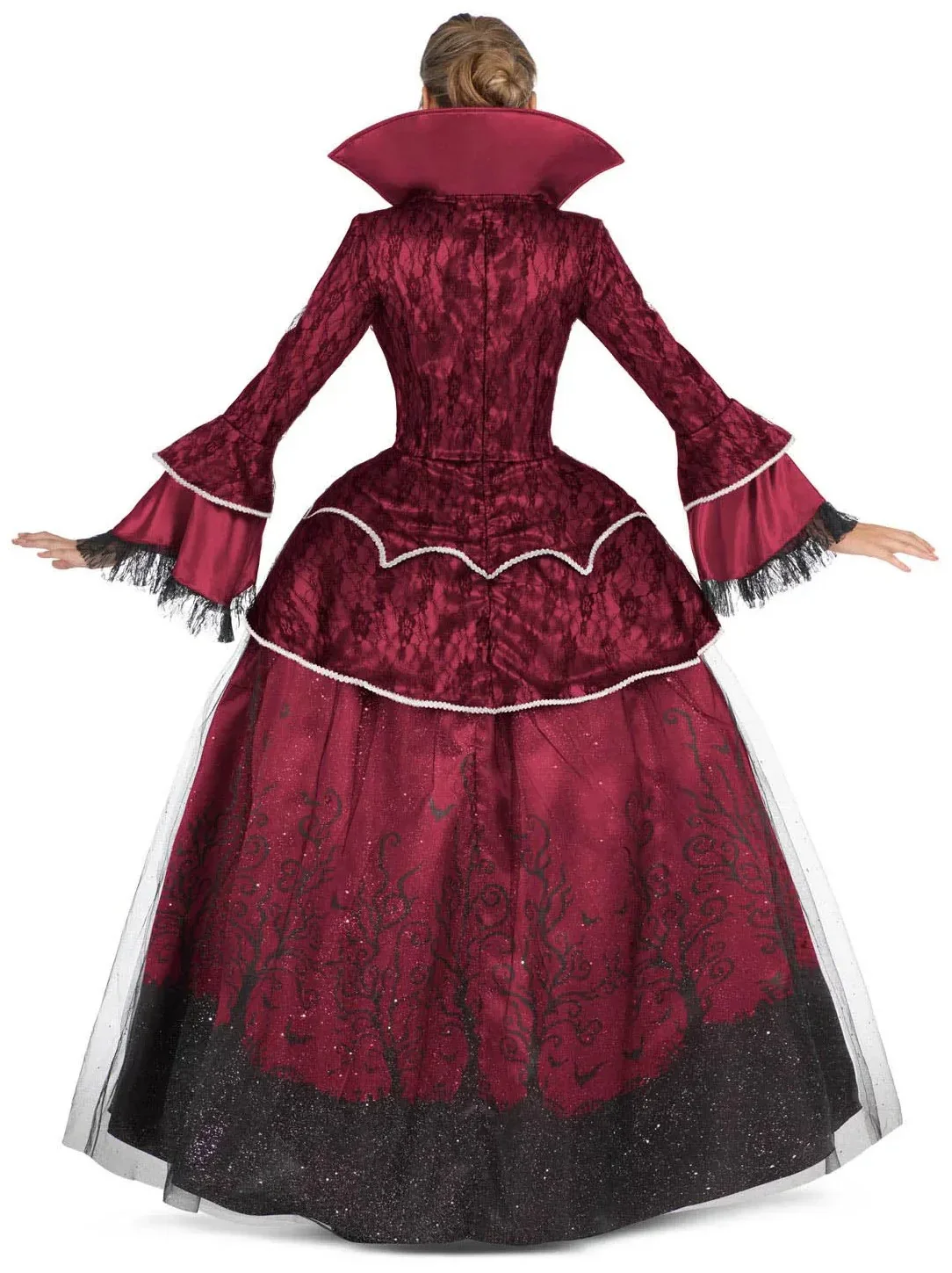 Disfraz de Condesa Vampira Granate para Mujer - Image 3