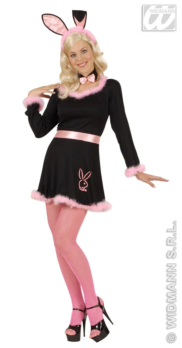Disfraz de Conejita Playboy Negro para Mujer - Image 3