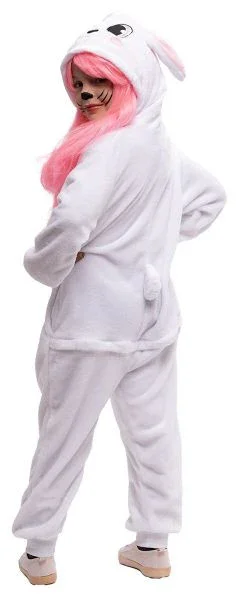 Disfraz de Conejo Blanco de Peluche Infantil - Image 2