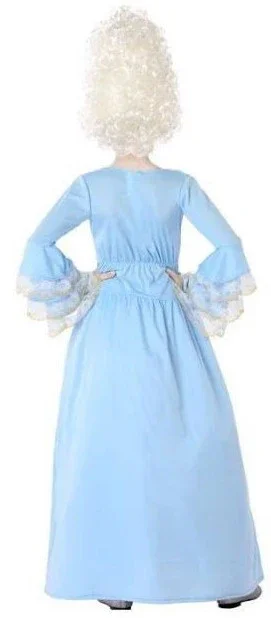 Disfraz de Cortesana Barroca Azul para Niña - Image 2
