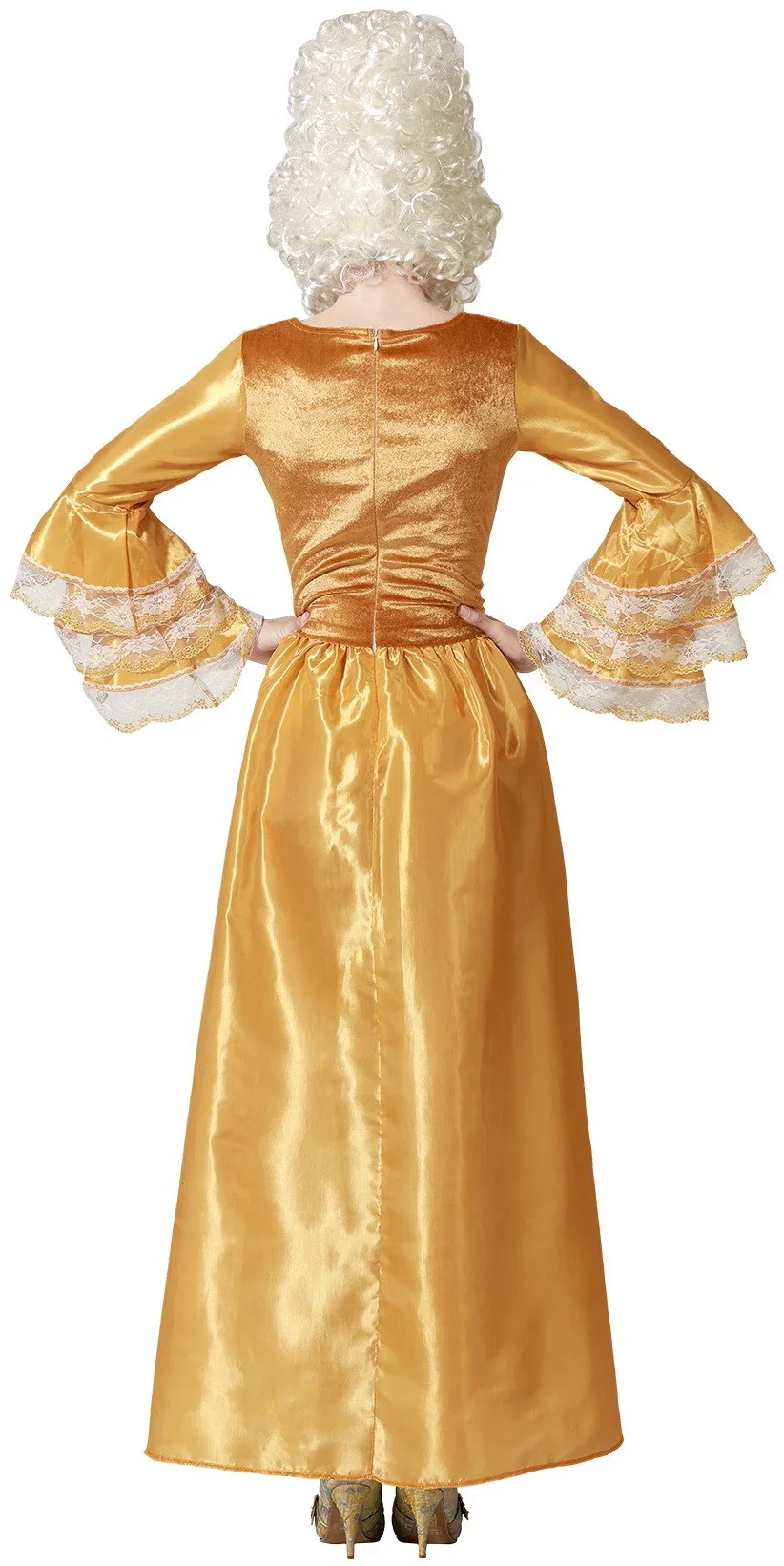Disfraz de Cortesana Dorado para Mujer - Image 2