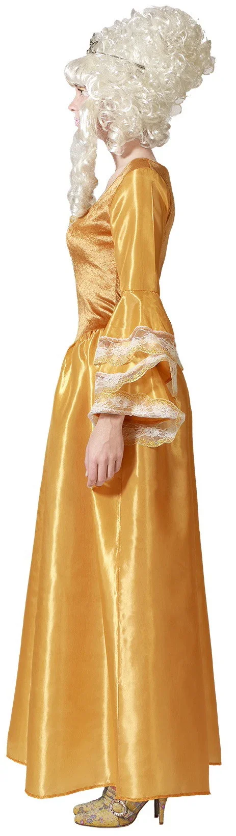Disfraz de Cortesana Dorado para Mujer - Image 3