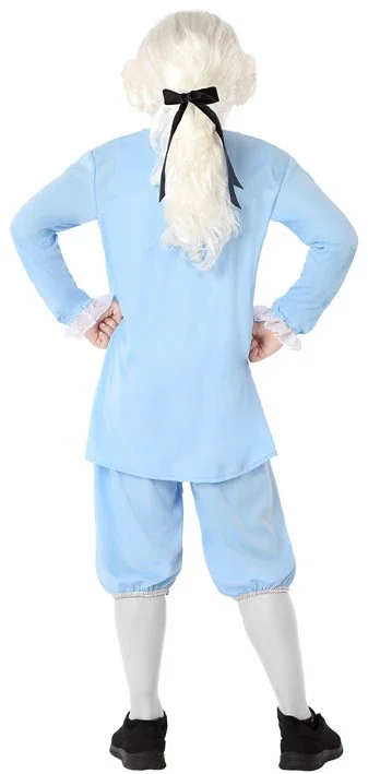 Disfraz de Cortesano Barroco Azul para Niño - Image 3