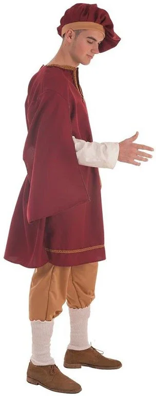 Disfraz de Cortesano Medieval para Hombre - Image 2