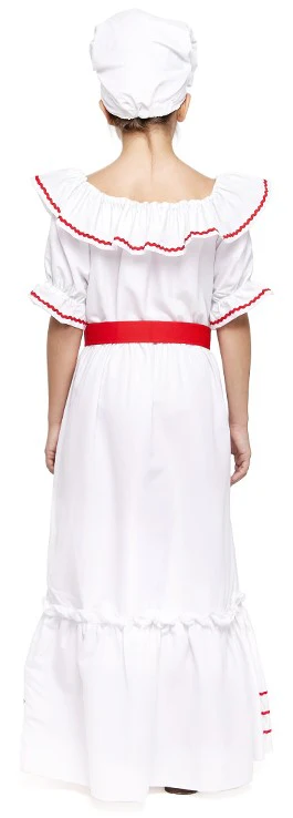 Disfraz de Cubana Tradicional Blanco para Niña - Image 2