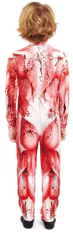Disfraz de Cuerpo Humano sin Piel para Niño - Image 2