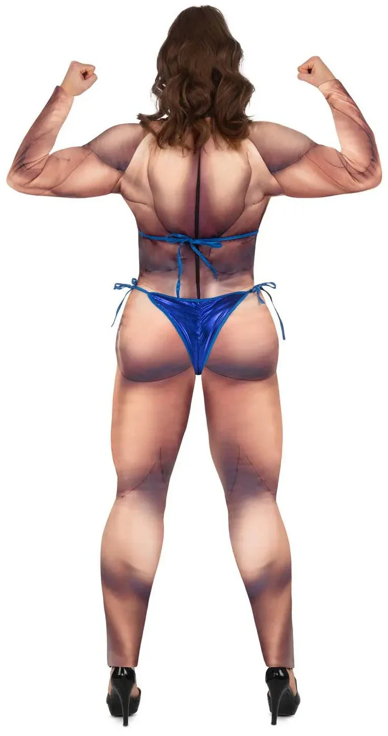 Disfraz de Culturista Fitness Musculosa para Mujer - Image 2