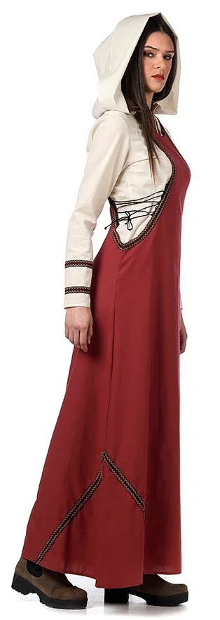 Disfraz de Dama Medieval con Capucha para Mujer - Image 3