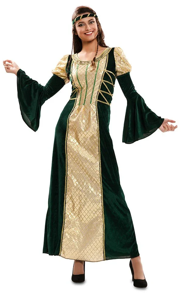 Disfraz de Dama Medieval Elegante para Mujer - Image 2