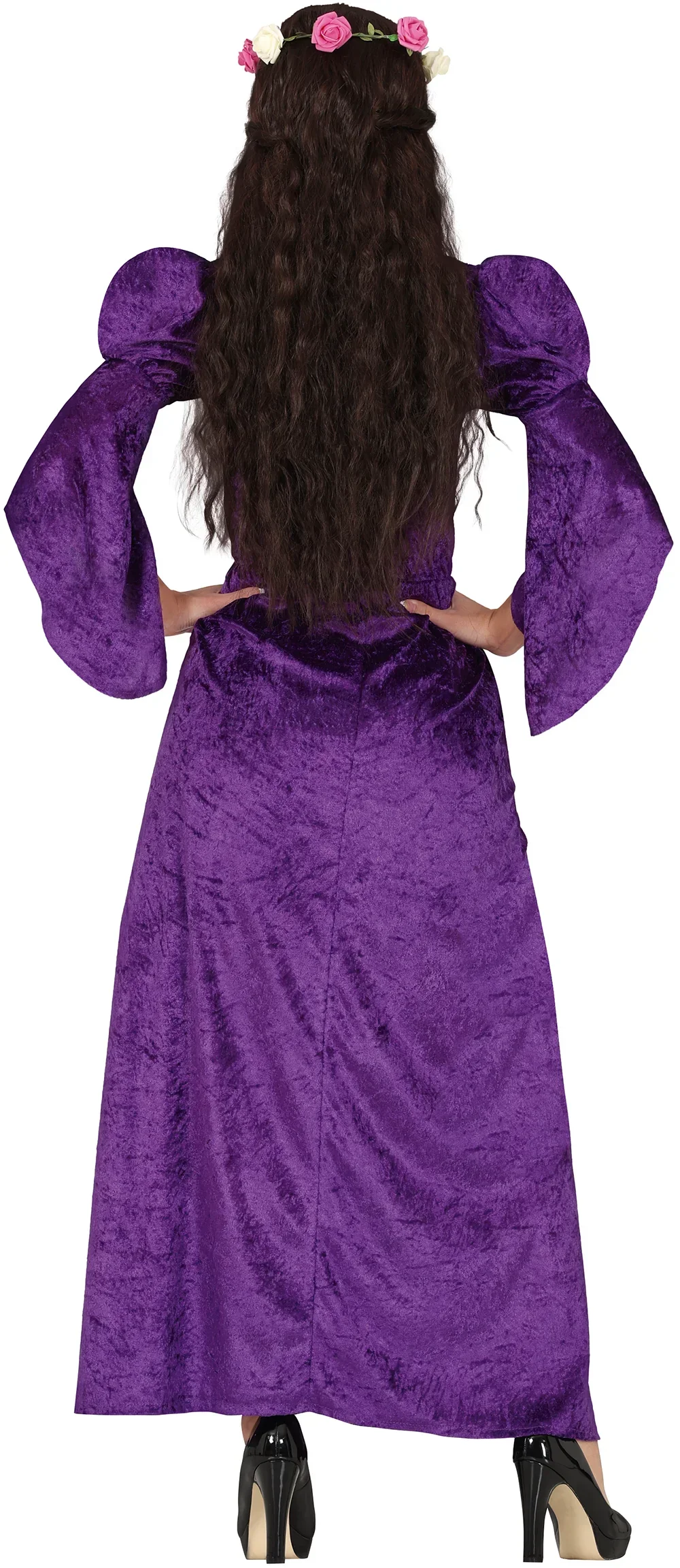Disfraz de Dama Medieval Morado para Mujer - Image 2