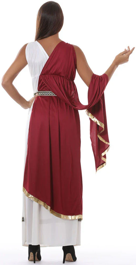 Disfraz de Dama Romana Granate para Mujer - Image 3