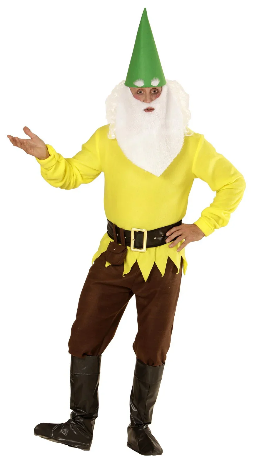 Disfraz de Gnomo Amarillo para Hombre - Image 4