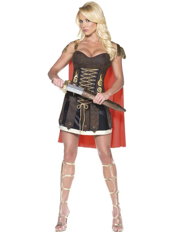 Disfraz de Gladiadora Romana para Mujer - Image 4