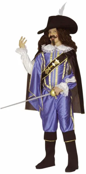 Disfraz de Mosquetero para Niño en Dos Colores