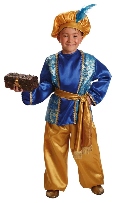 Disfraz de Paje Real Azul Infantil - Image 2