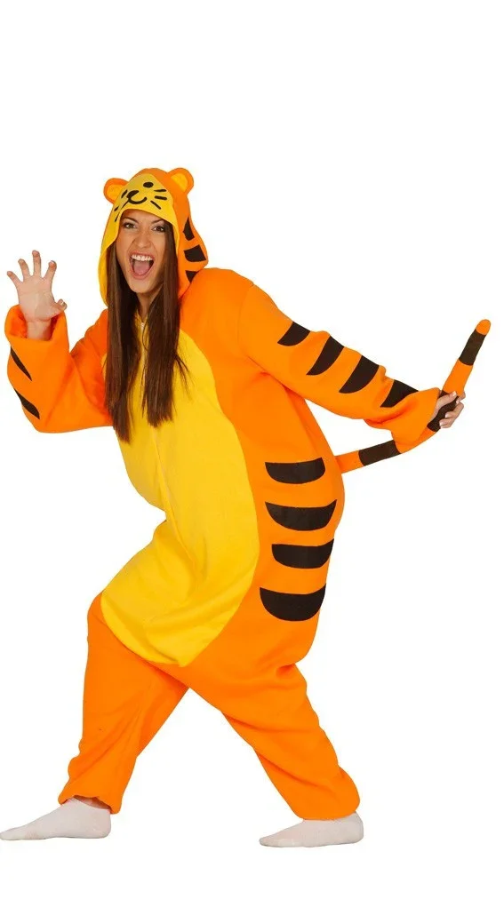 Disfraz de Tigre Pijama para Adulto - Image 3