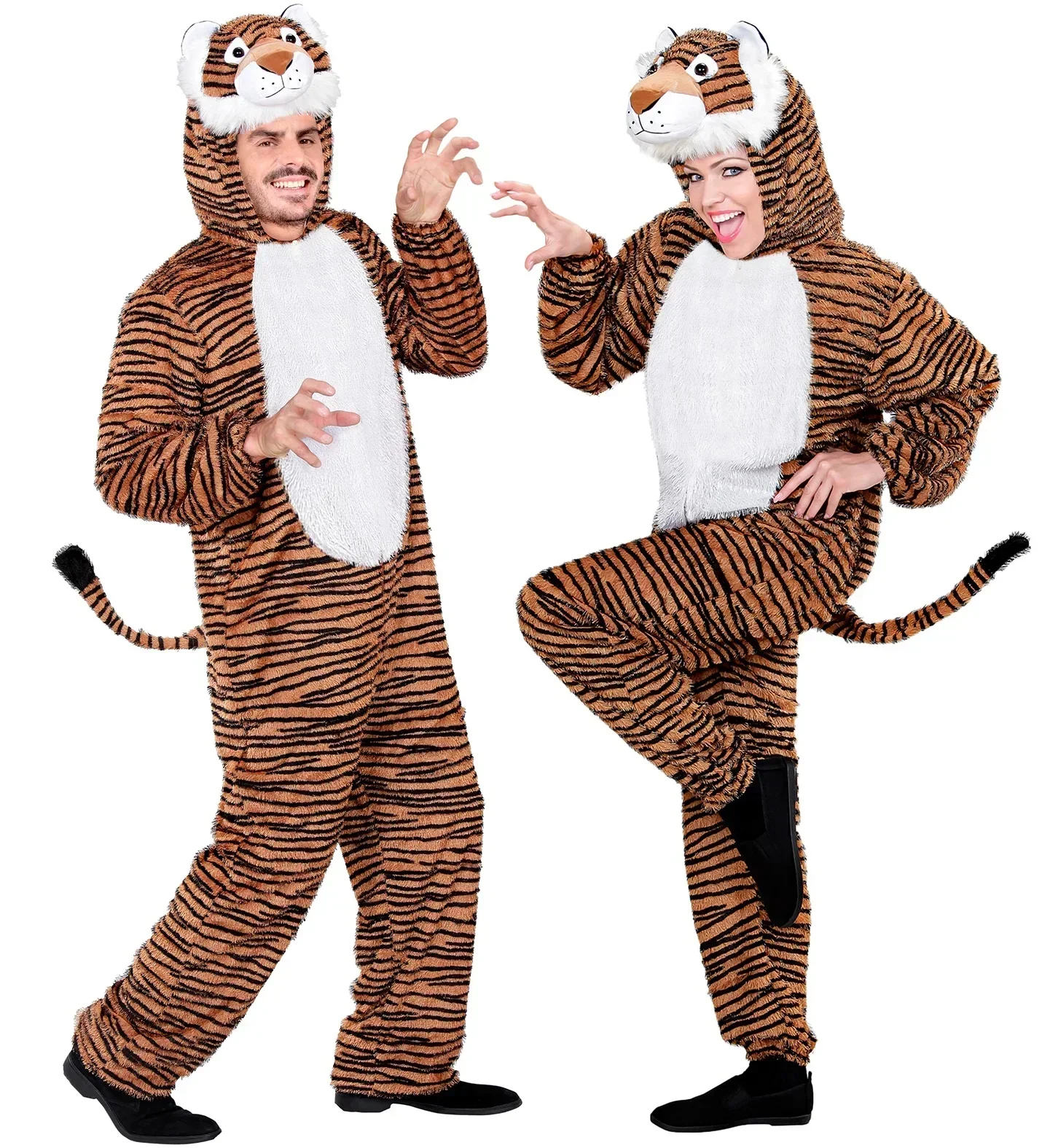 Disfraz de Tigre de Peluche Unisex