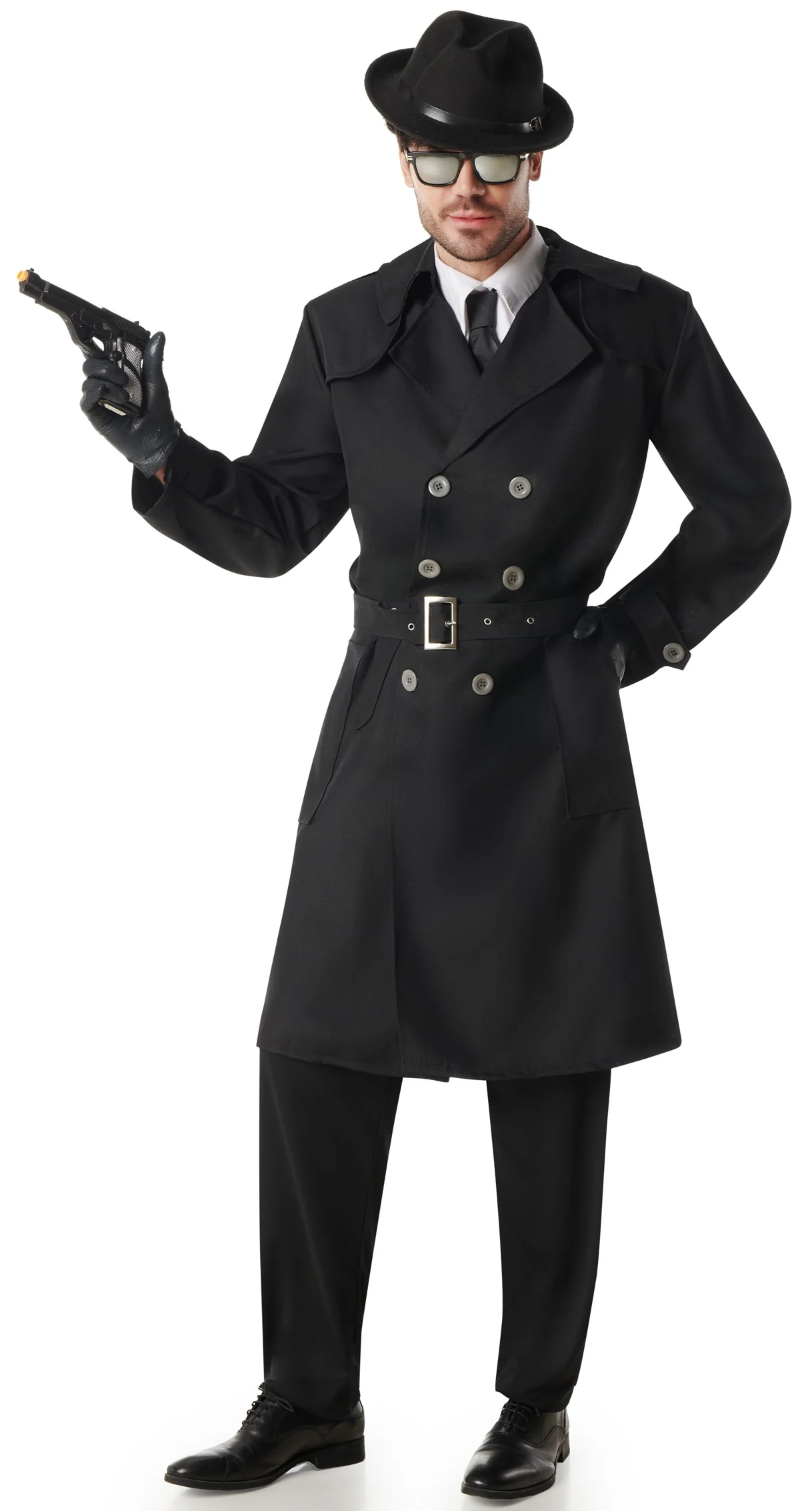 Disfraz de Detective Espía con Gabardina para Hombre