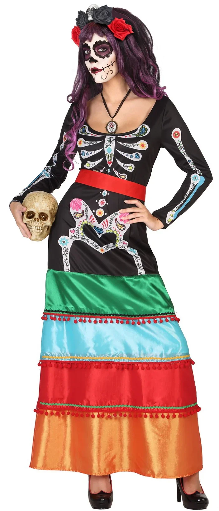 Disfraz Día de los Muertos Mexicana para Mujer