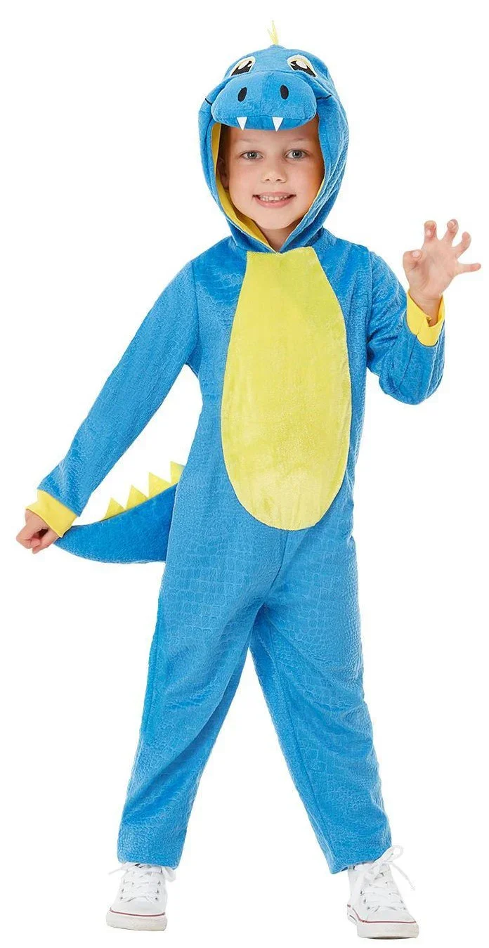 Disfraz de Dinosaurio Azul para Bebé - Image 2