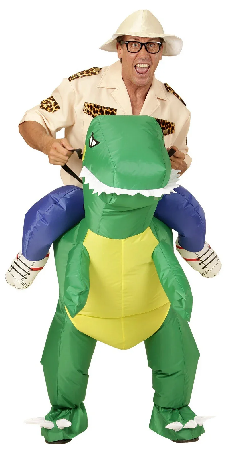 Disfraz de Hombre en Dinosaurio Hinchable - Image 3