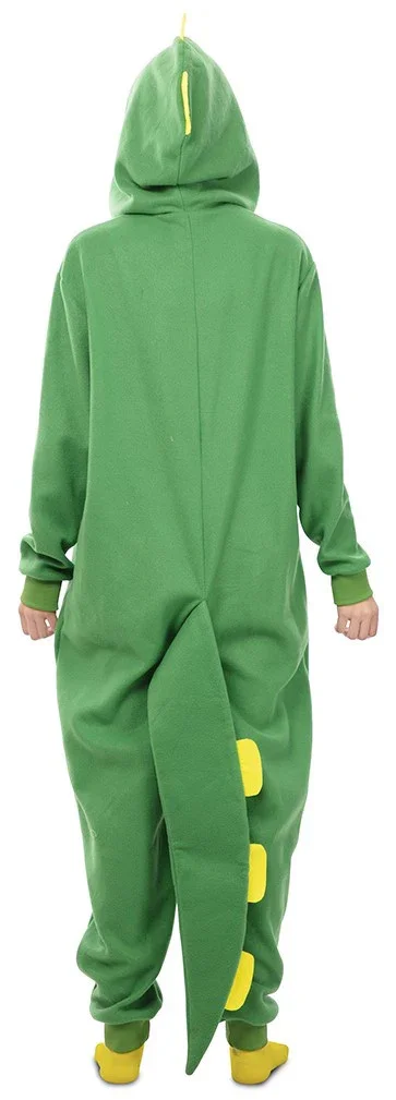 Disfraz de Dinosaurio Verde para Adulto - Image 3