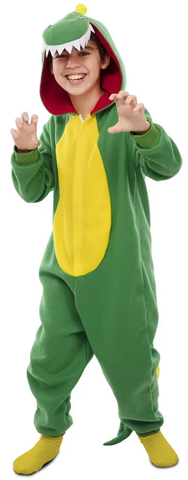 Disfraz de Dinosaurio Verde Infantil - Image 3
