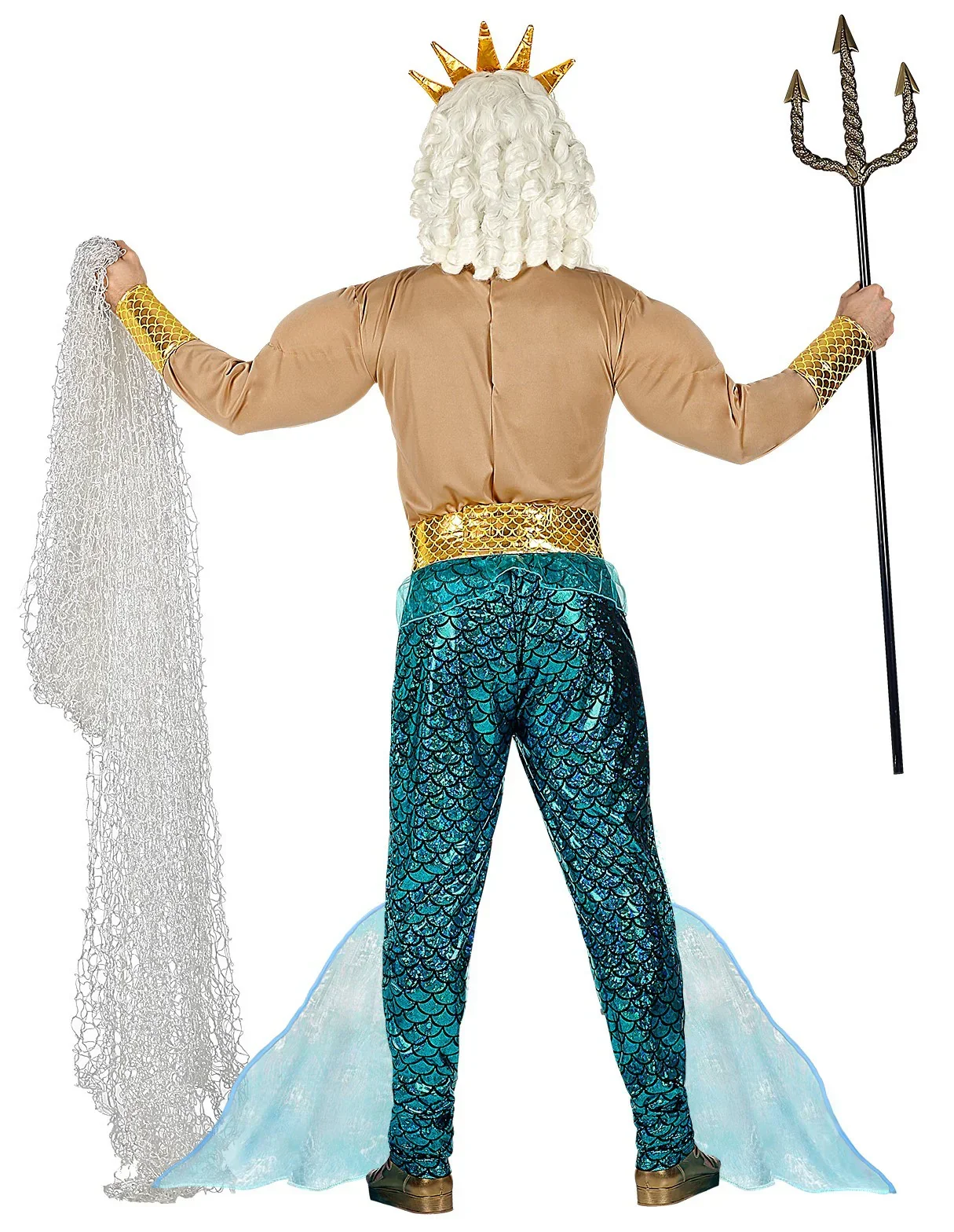 Disfraz de Dios Neptuno Musculoso para Hombre - Image 2