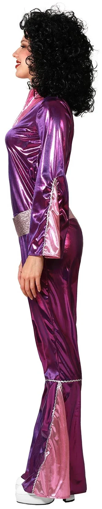 Disfraz Disco Años 70 Fucsia para Mujer - Image 3