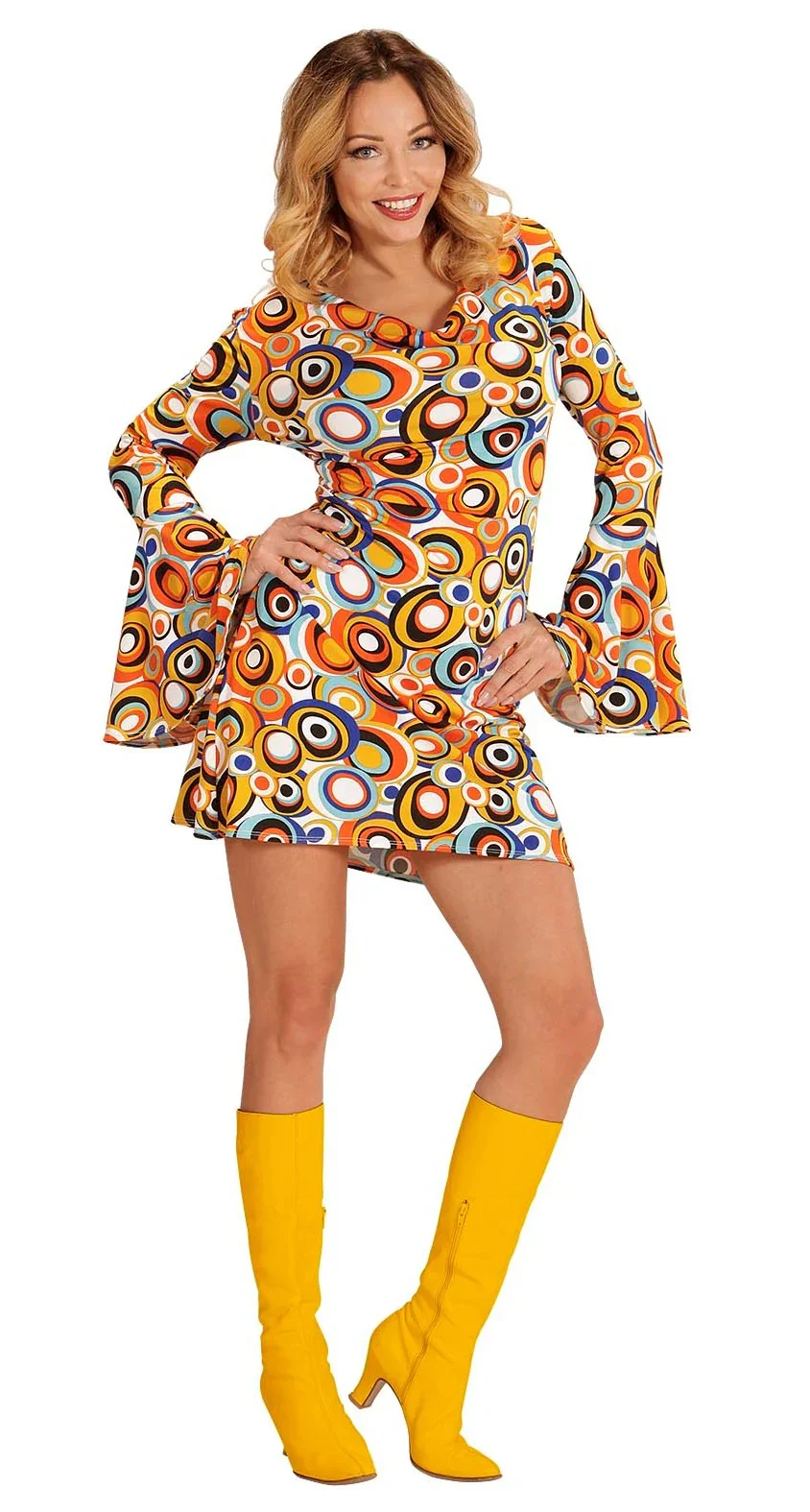 Disfraz Disco Años 70 Multicolor para Mujer - Image 3