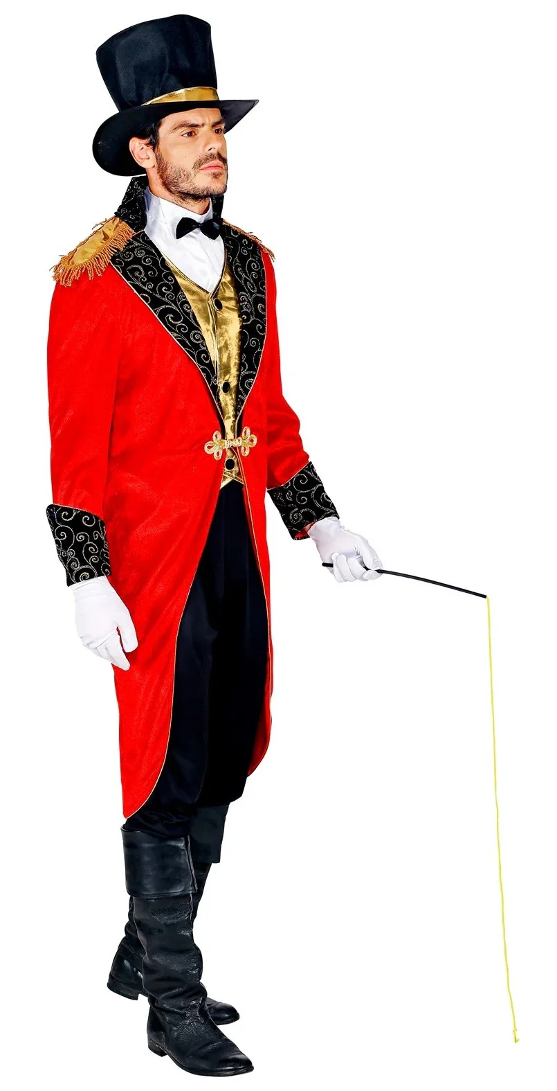 Disfraz de Domador con Frac Rojo para Hombre - Image 3